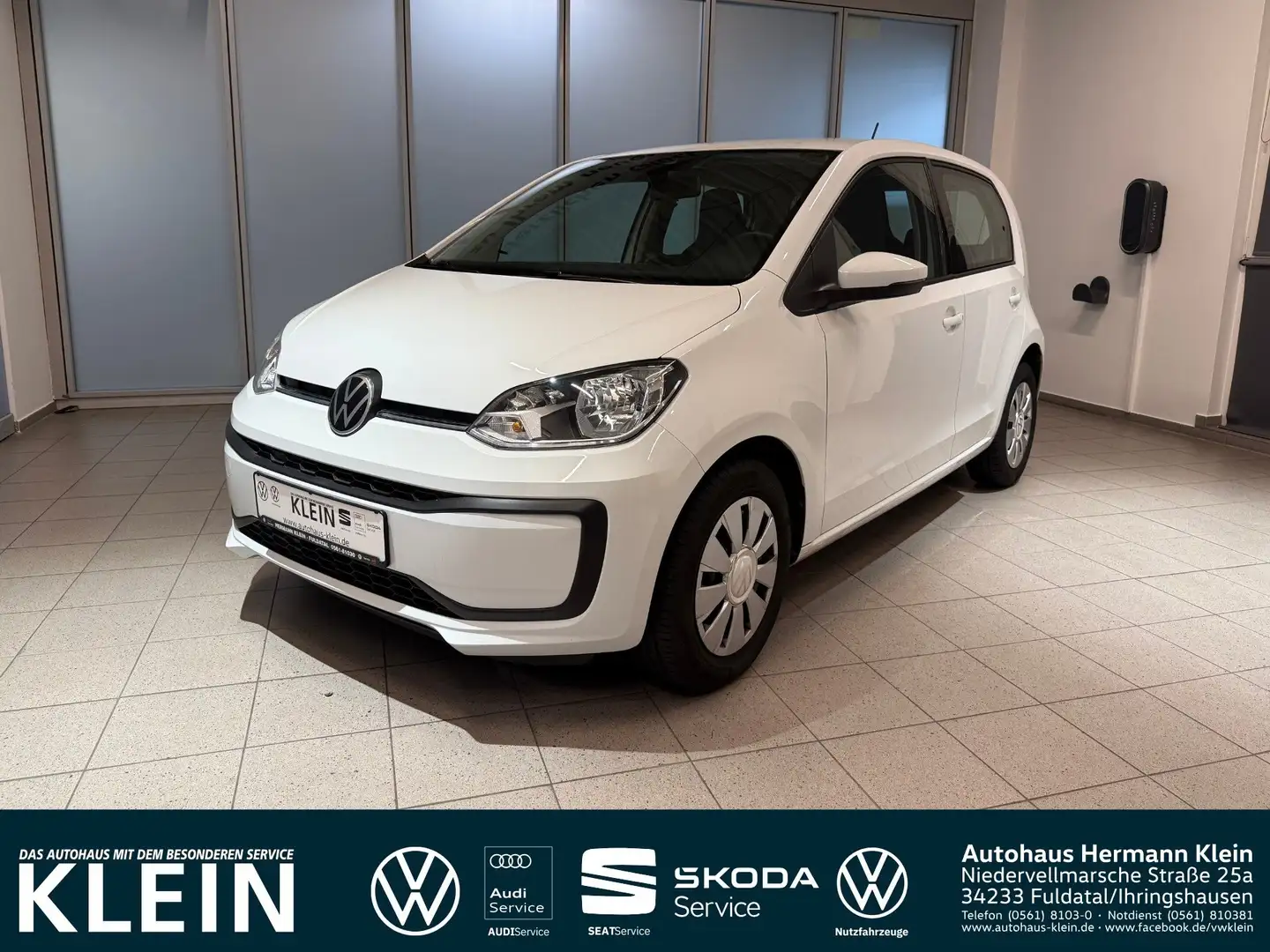 Volkswagen up! up! Move 1.0 Klima, USB, Bluetooth Weiß - 1