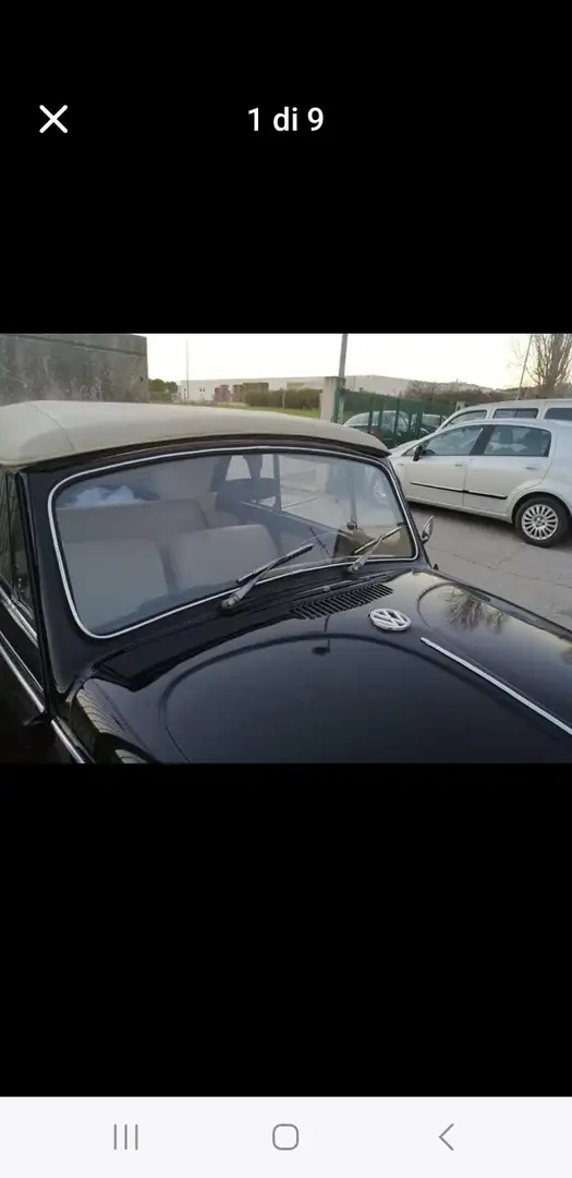 Volkswagen Maggiolino cabriolet vetro piatto - 1
