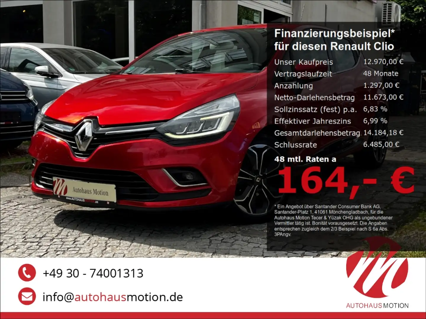 Renault Clio IV Intens 1.2 TCe 120 eco LED PDC NAVI KEYLESS Rot - 1
