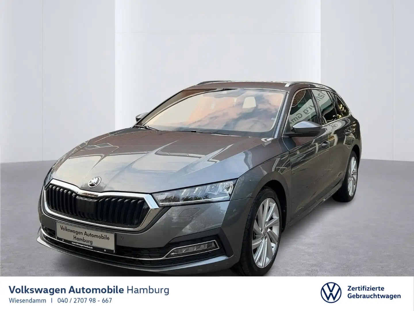 Skoda Octavia Combi 2.0 TDI DSG Style LED Navi Sitzhzg Grau - 1