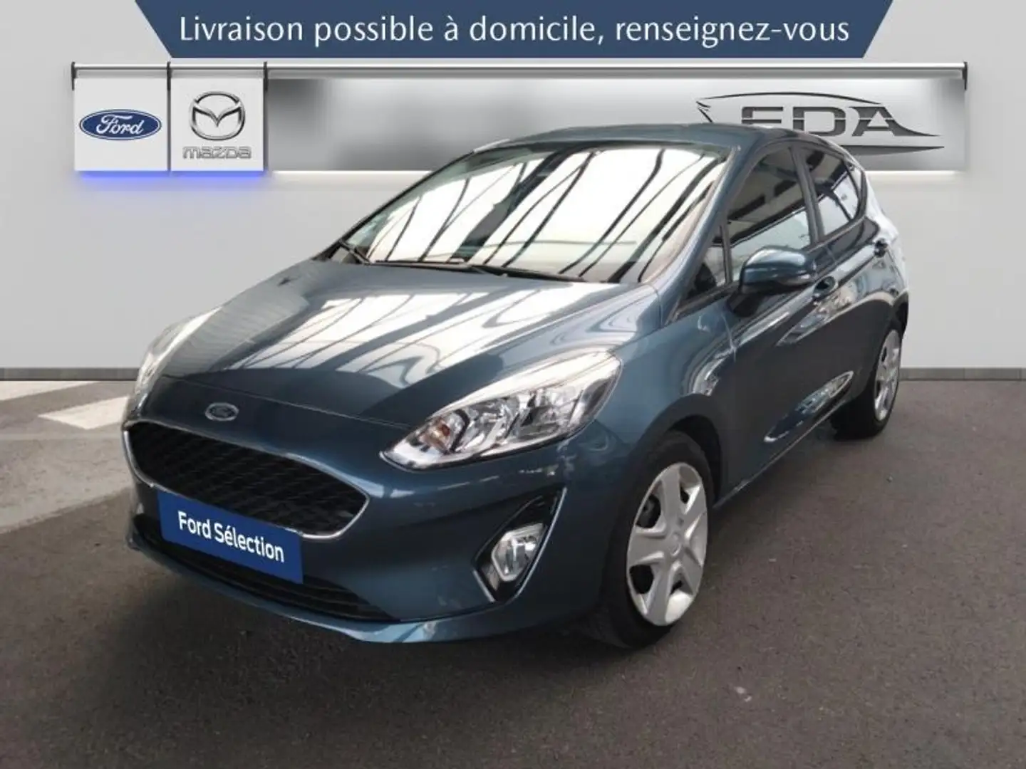 Ford Fiesta 1.0 EcoBoost 95ch Connect Business Nav 3p Blau - 1