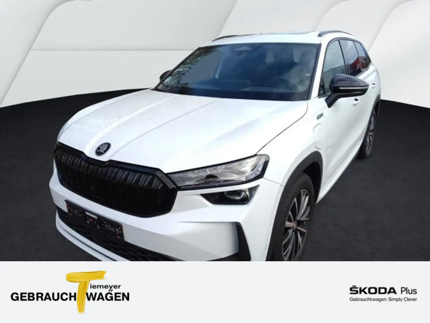Skoda Kodiaq iV SPORTLINE PANO LM20 AHK 360° Weiß - 1