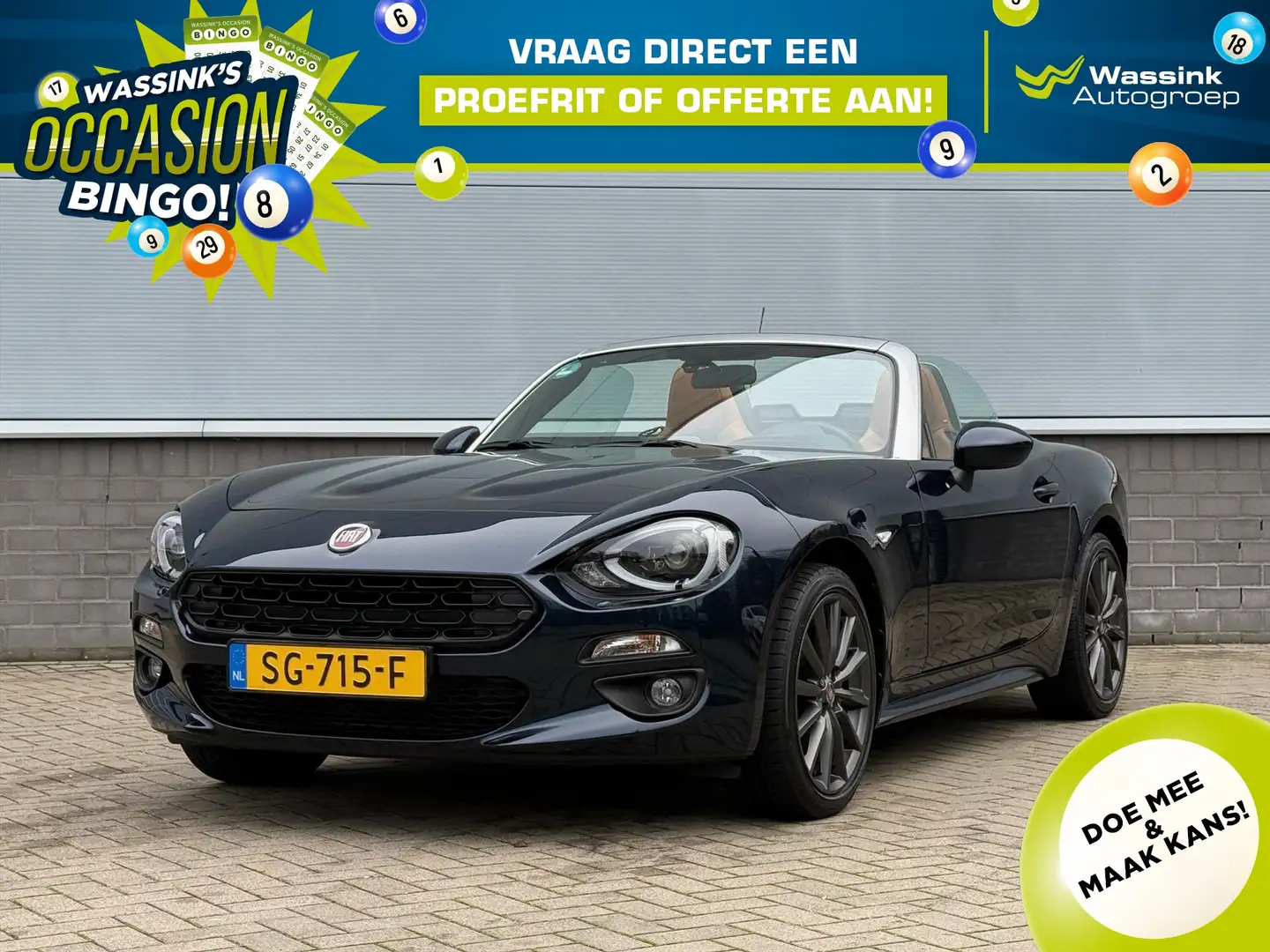 Fiat 124 Spider 1.4 Turbo 140pk Automaat Lusso | Volledig document Azul - 1