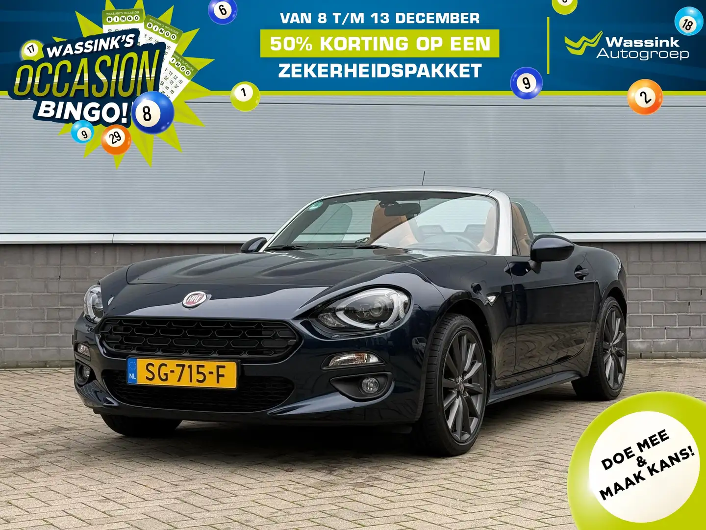 Fiat 124 Spider 1.4 Turbo 140pk Automaat Lusso | Volledig document Albastru - 1