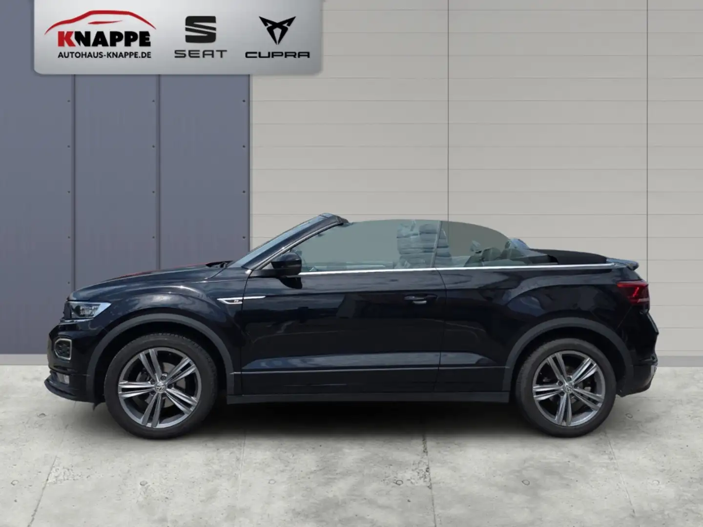 Volkswagen T-Roc Cabriolet R-Line 1.5 TSI Navi Sitzheizung AHK Wint Zwart - 2