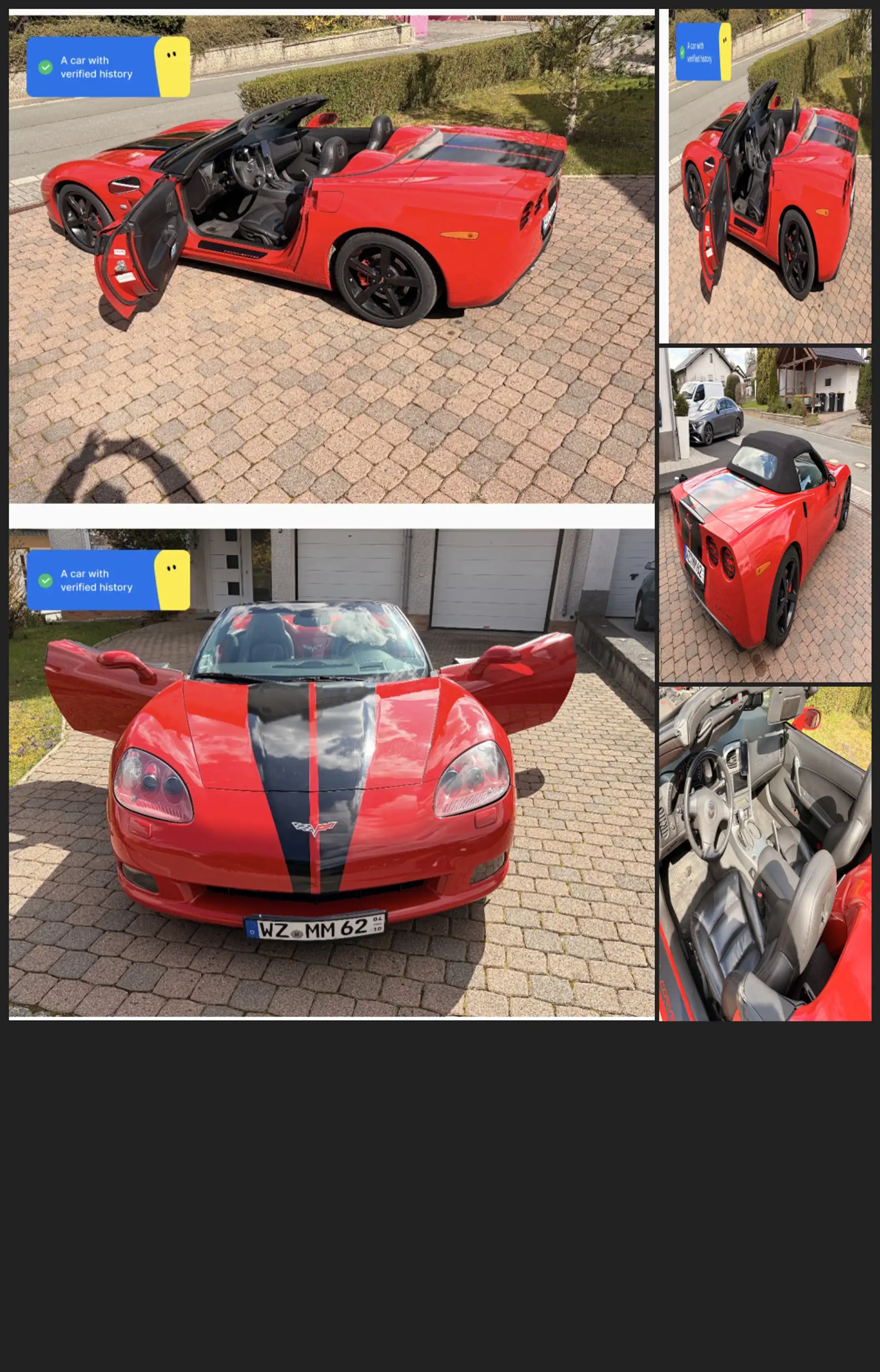 Corvette C6 V8 6.0 Cabrio, deutsch, u-frei!