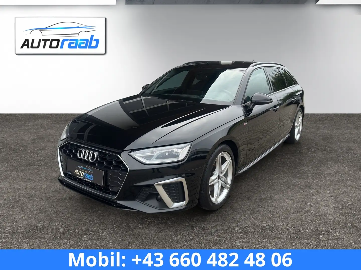 Audi A4 Avant 35 TDI S-tronic S-line *LED*AHV*RFK*VIRTUAL* Schwarz - 1