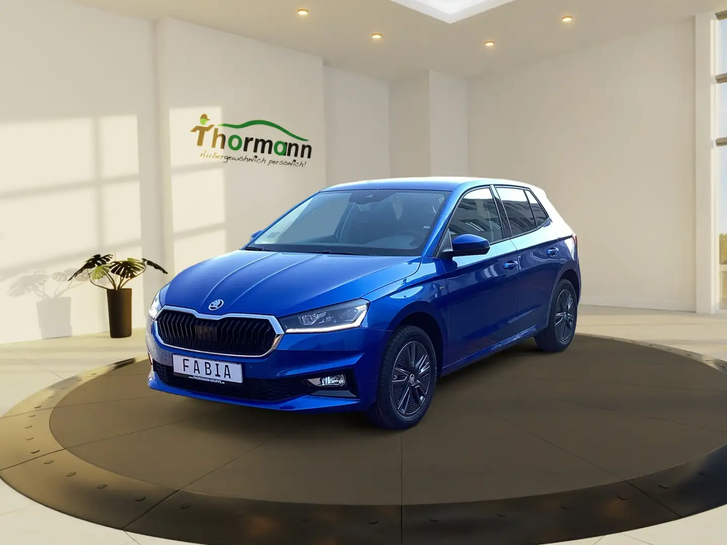 Skoda Fabia Selection 1.0 TSI LED 2x Zonen Klima PDC Blau - 2
