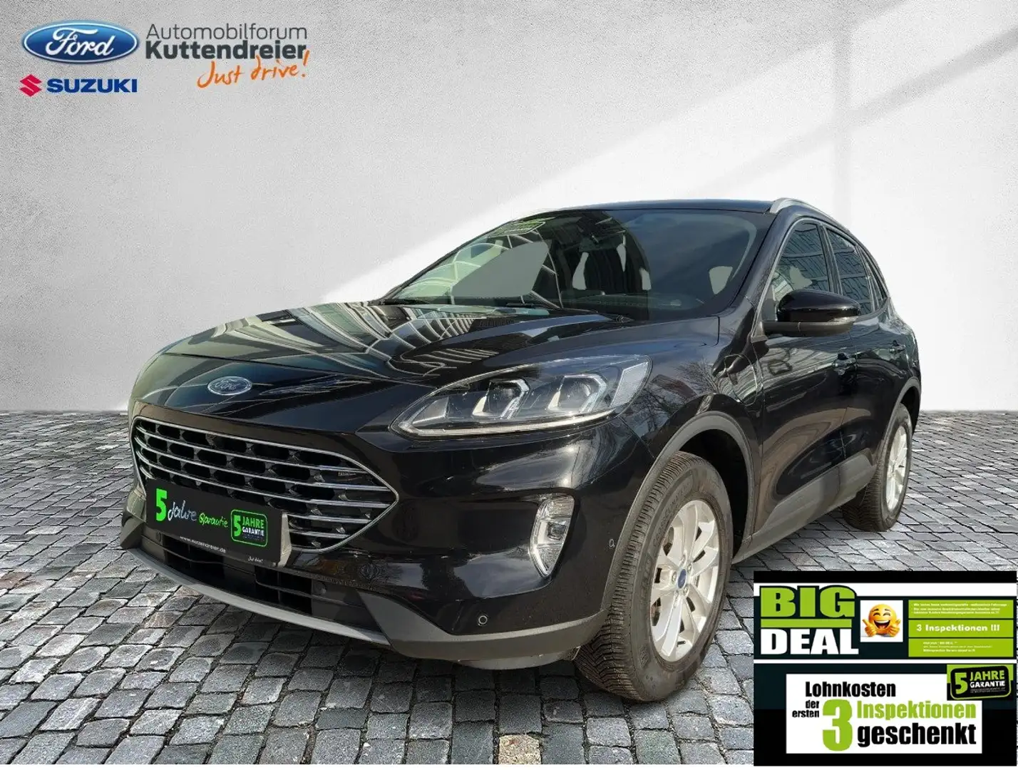 Ford Kuga PHEV Titanium Navi 2xKamera Voll-LED Sitzh. Schwarz - 2
