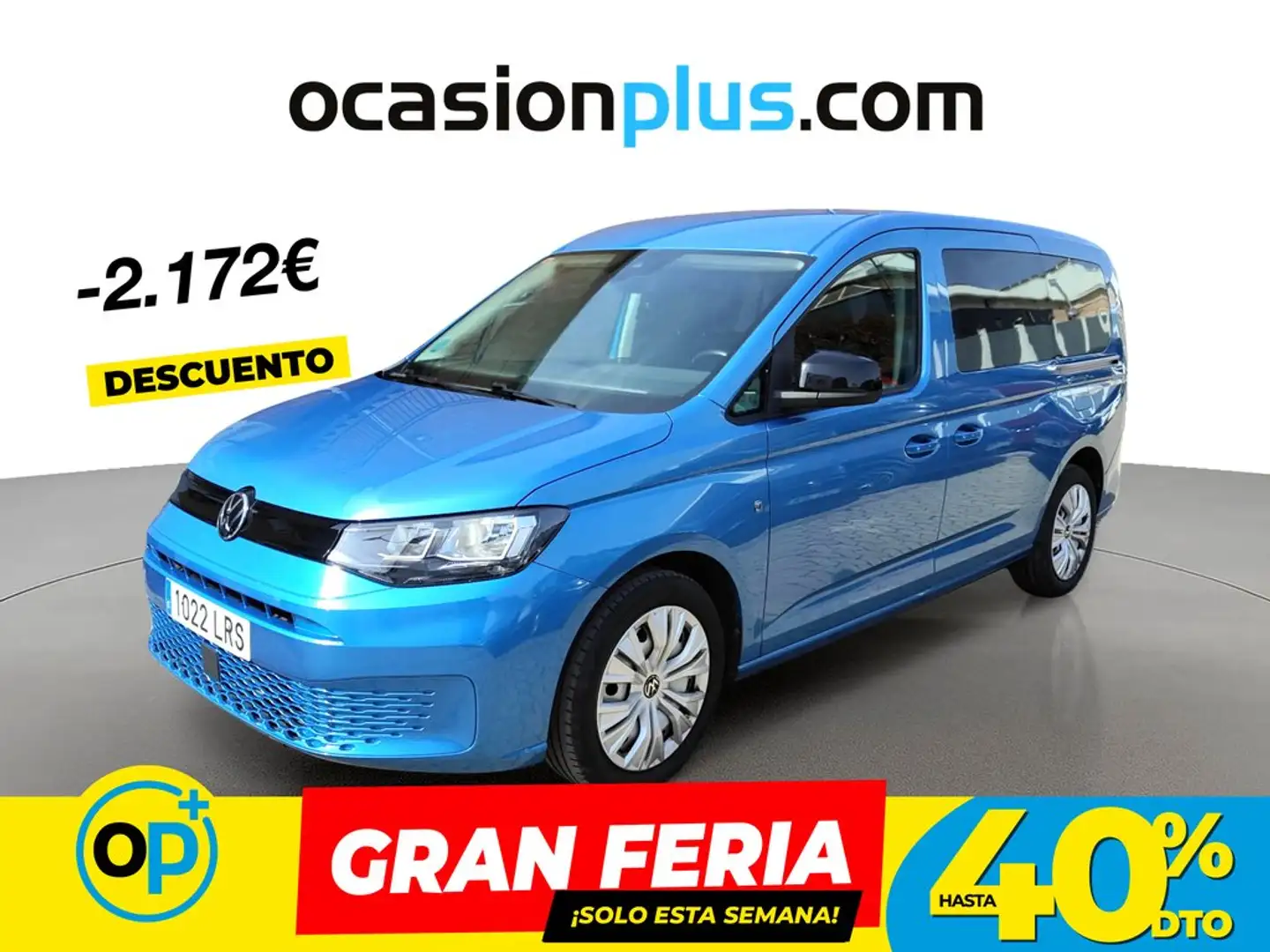 Volkswagen Caddy Maxi 2.0TDI Origin 75KW Azul - 1
