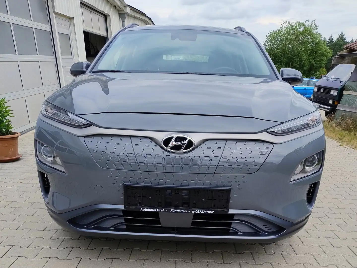 Hyundai KONA Basis Elektro 2WD Gris - 1