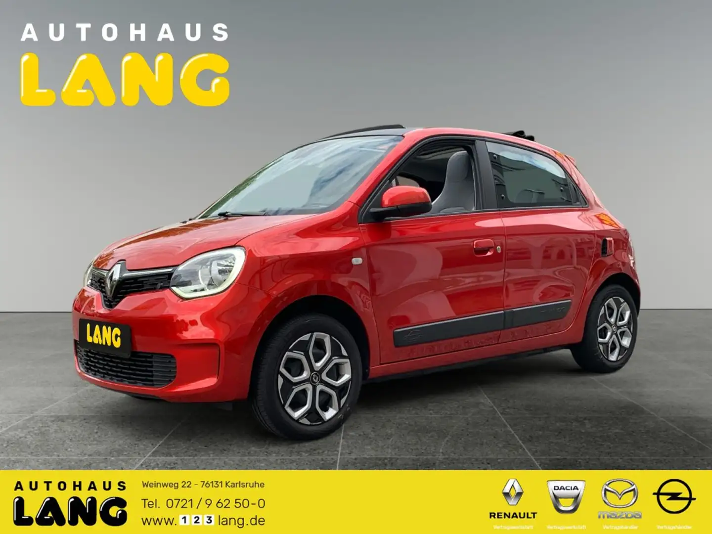 Renault Twingo 1.0 SCe 75 EU6d-T Limited KLIMA RADIO FALTSCHIEBED Rot - 1