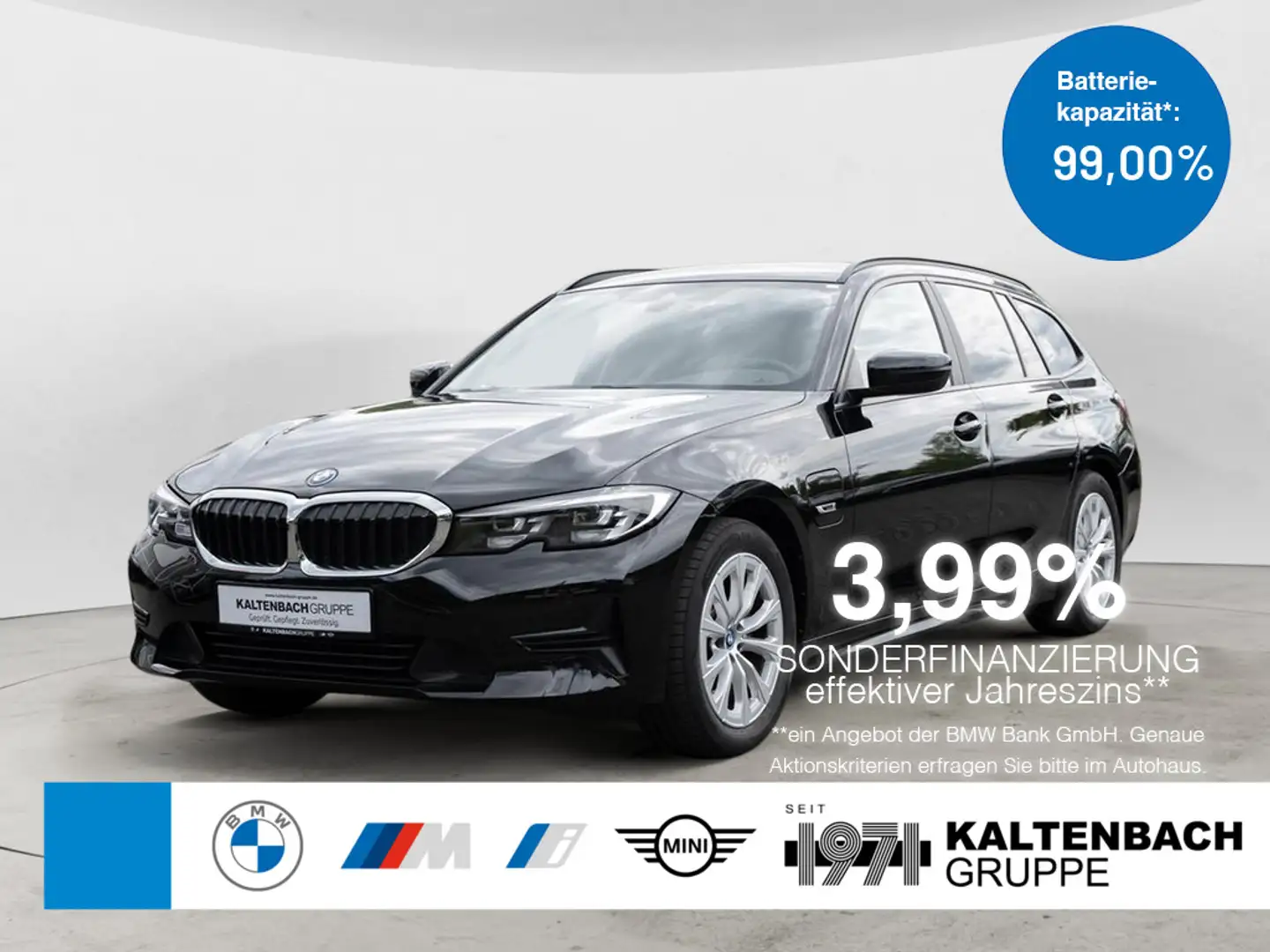 BMW 320 e Touring Advantage PDC LED NAVI SHZ KLIMA Zwart - 1