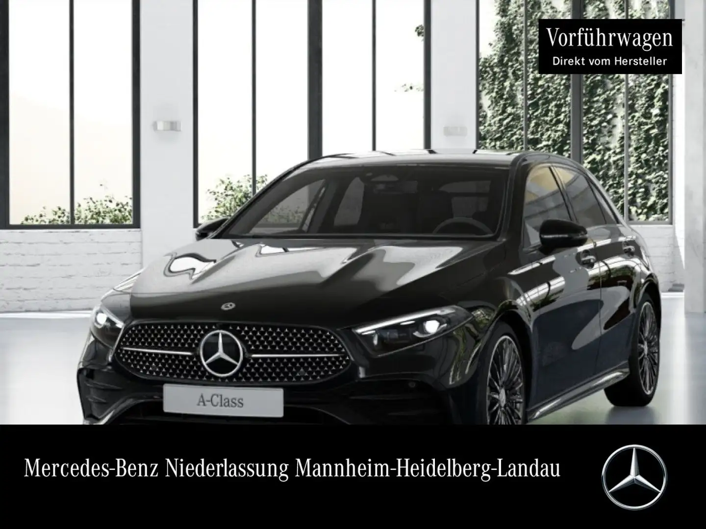 Mercedes-Benz A 200 AMG+NIGHT+MULTIBEAM+KAMERA+TOTW+KEYLESS+7G Negro - 1