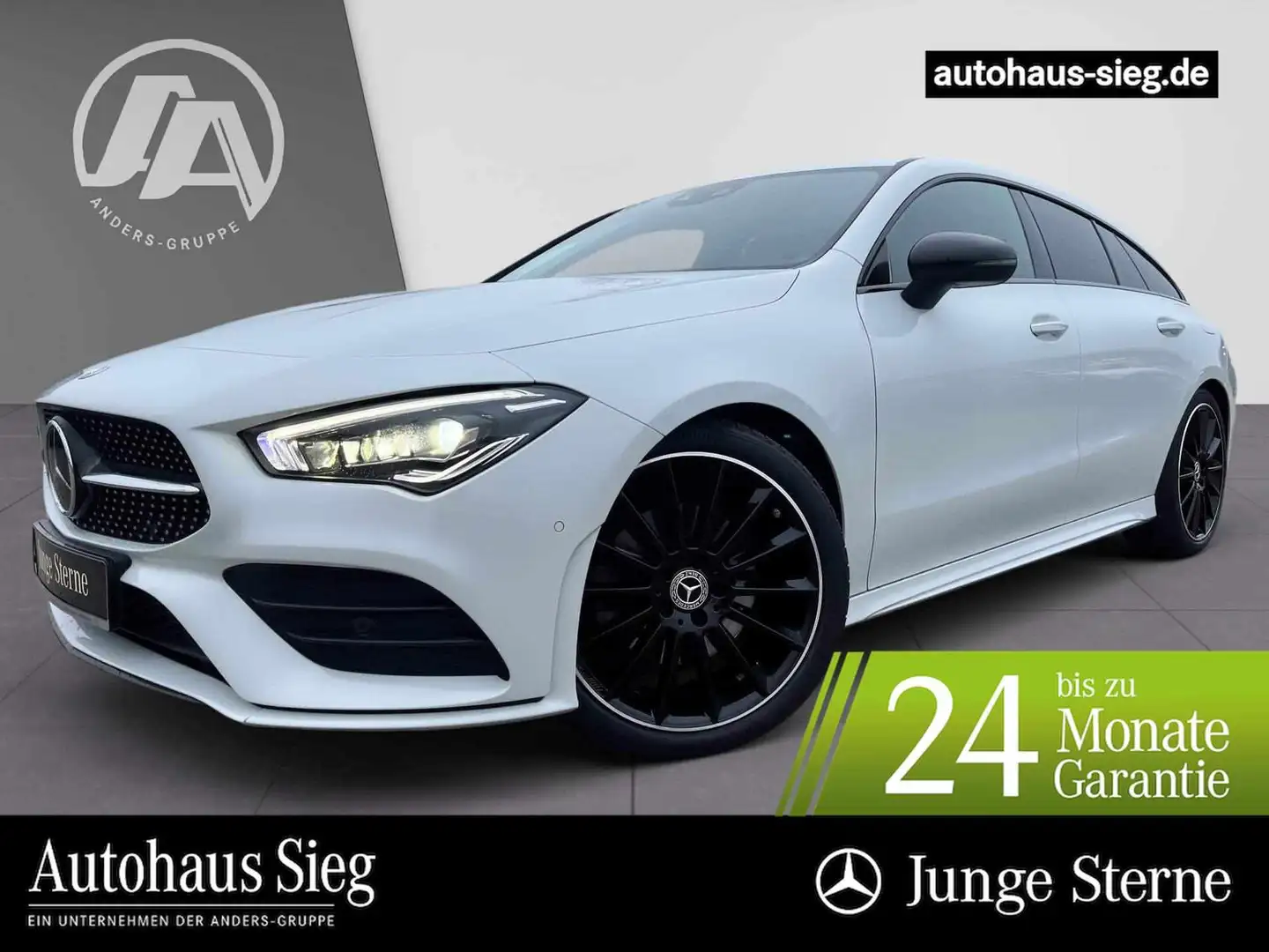 Mercedes-Benz CLA 220 d SB AMG+MBUX+Night+Distr+M-BEAM+Kamera Blanc - 1