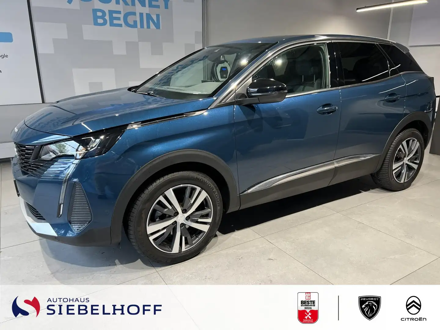 Peugeot 3008 Allure Pack PureTech 130 EAT8 *1.99 Finanzi Blau - 1