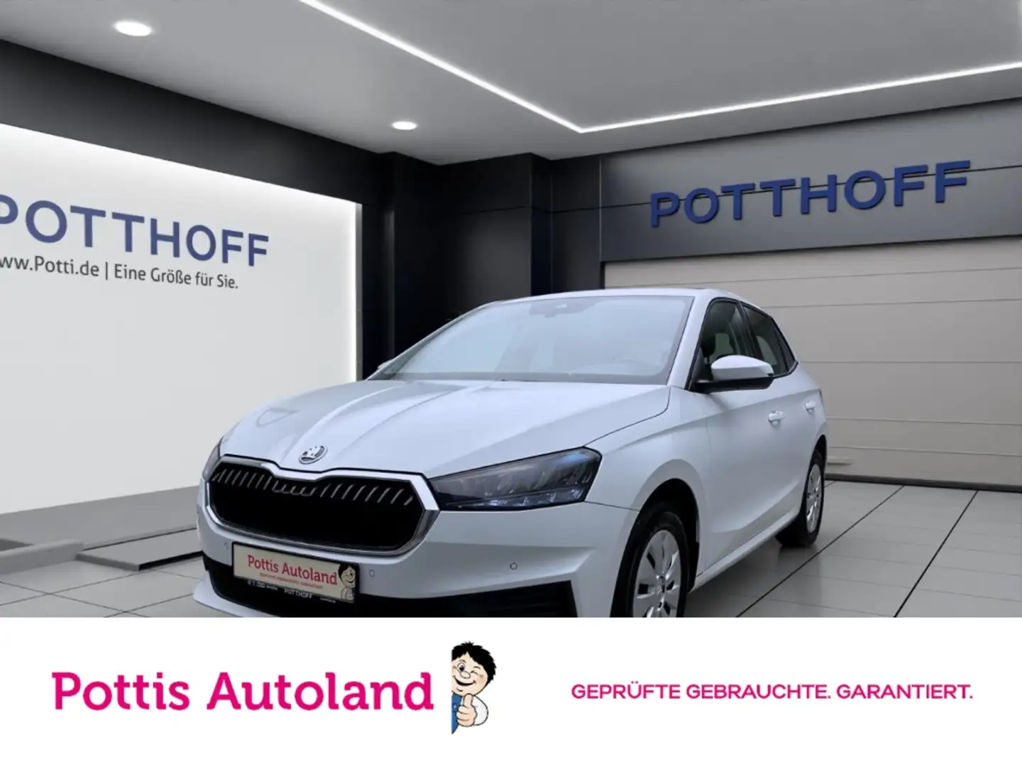 Skoda Fabia 1.0 TSI DSG AMBITION NAVI SITZHZG PDC LED Weiß - 1