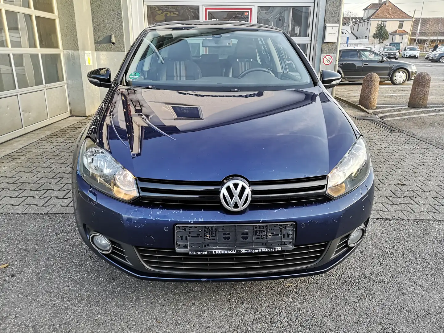 Volkswagen Golf VI 1.6 TDI Match Teilleder Klimaautomatik Sitzhzug Blau - 2