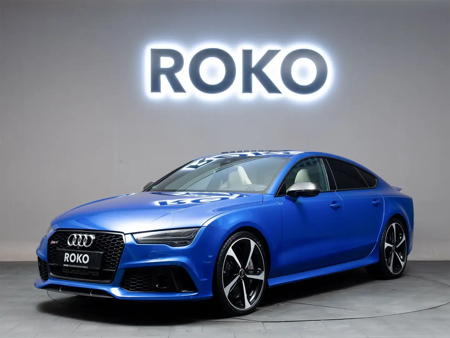 Audi RS7 Exclusive HuD Keramik B&O SoftCl. 305Km/h Blau - 1