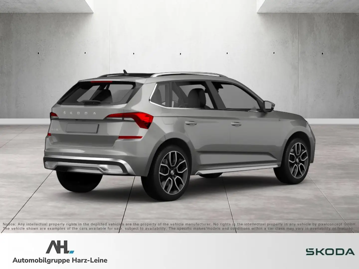 Skoda Kamiq 1.0 TSI Monte Carlo LED AHK Pano PDC SHZ Grijs - 2