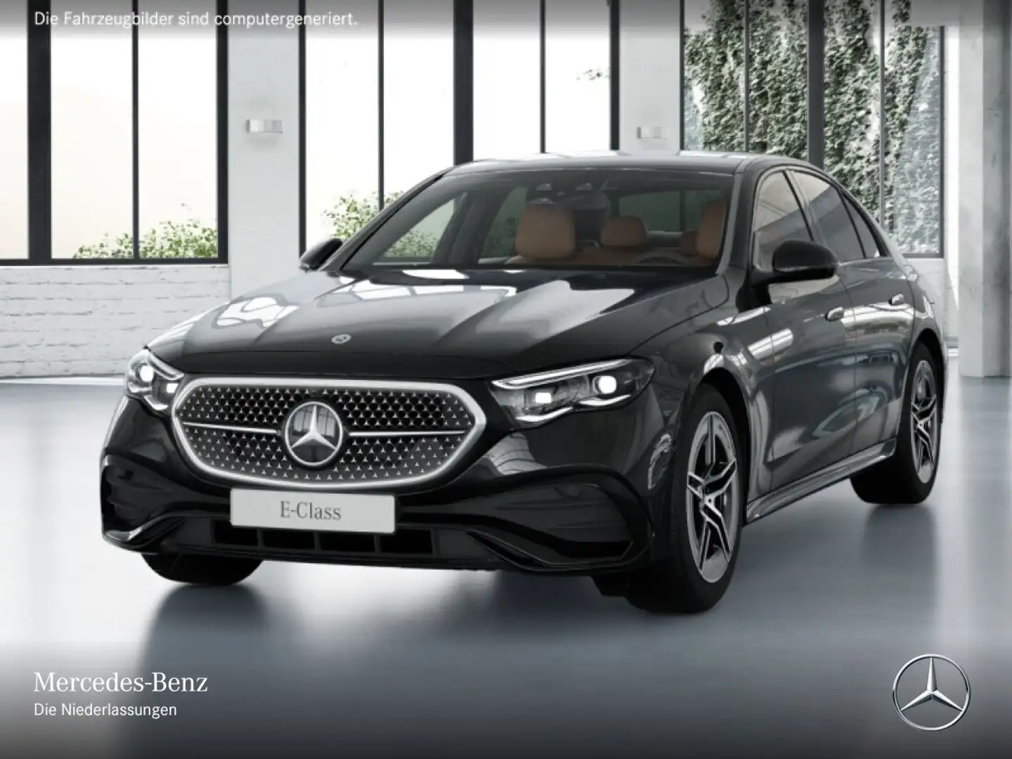 Mercedes-Benz E 300 e Hybrid Edition AMG-Line Fahrass 360° HUD Schwarz - 2