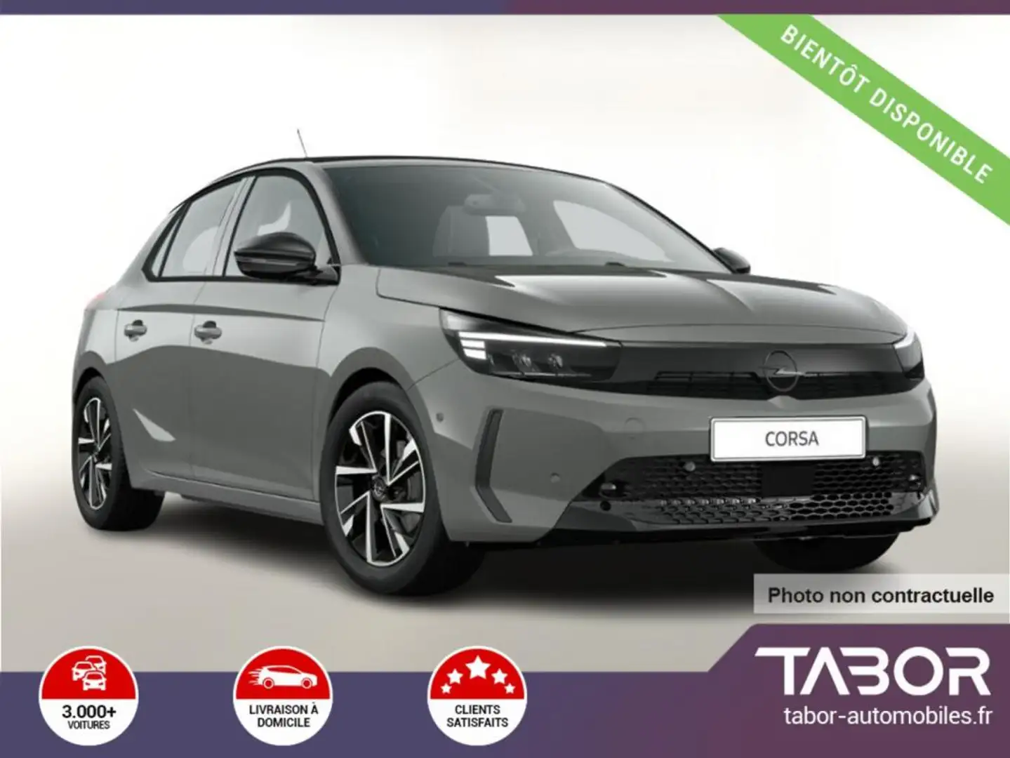 Opel Corsa 1.2 Turbo 100 AT8 GS LED ActiveDrive Gris - 1