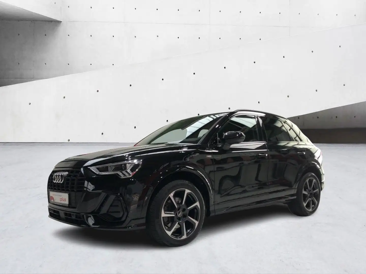 Audi Q3 S-Line Black 40TDI qu 19 AHK LEDER NAVI VIRT Negro - 2