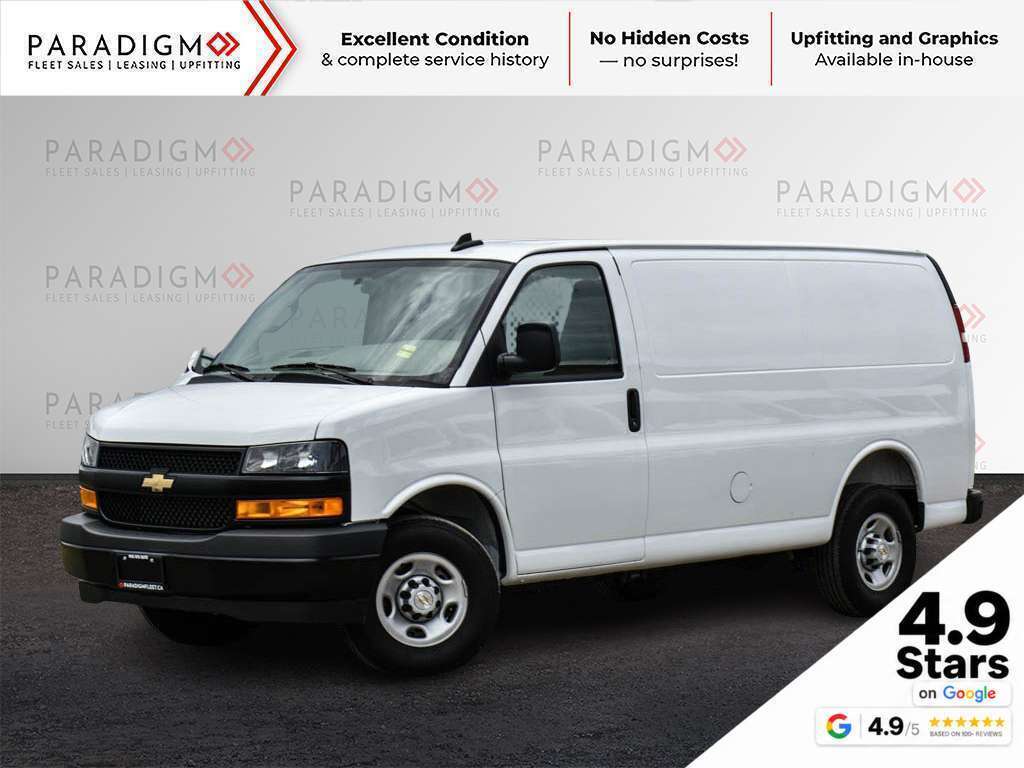 White 2025 Chevrolet Express Cargo Van Rear-Wheel Drive Automatic