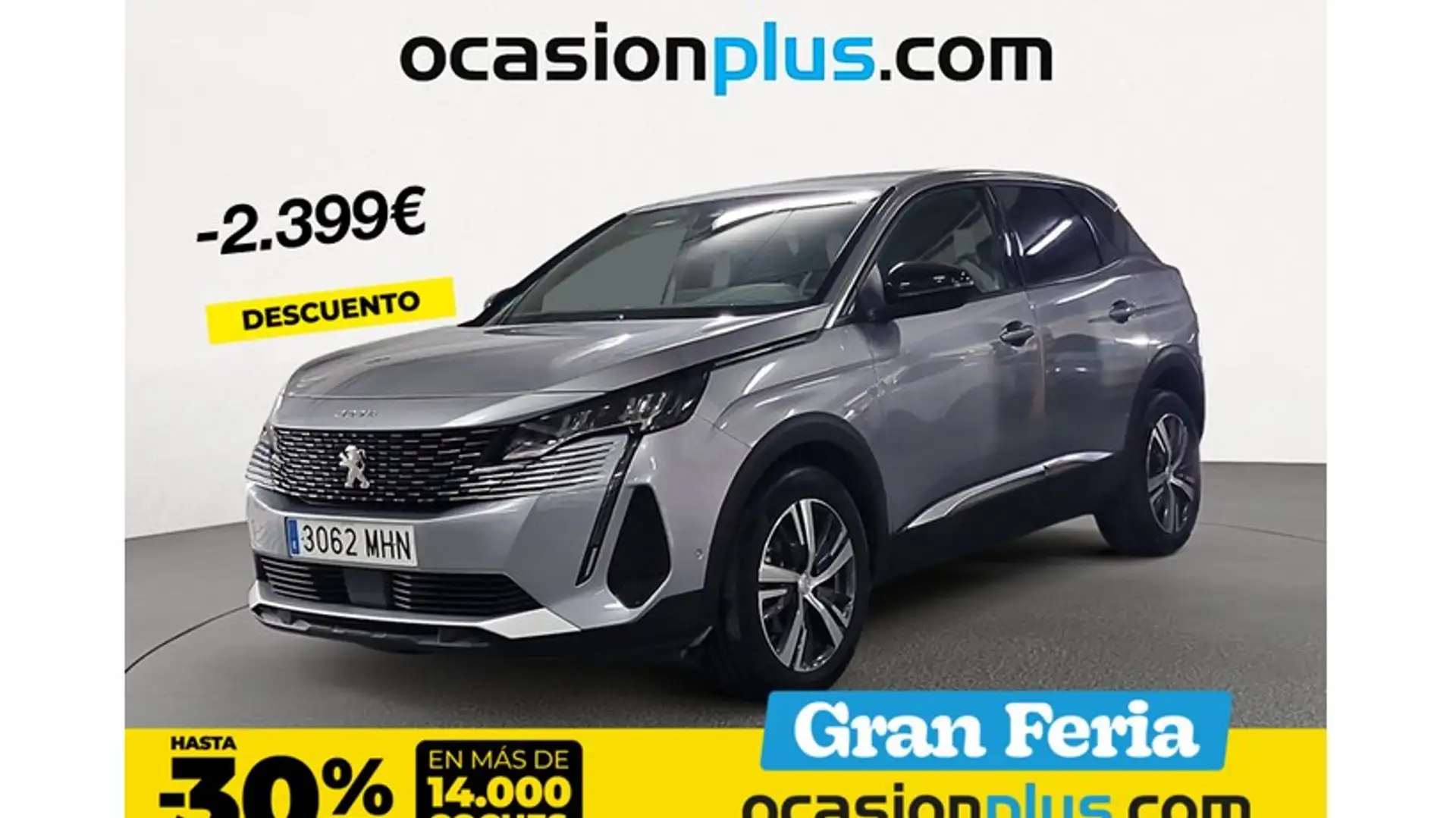 Peugeot 3008 1.2 PureTech S&S Allure 130 Gris - 1