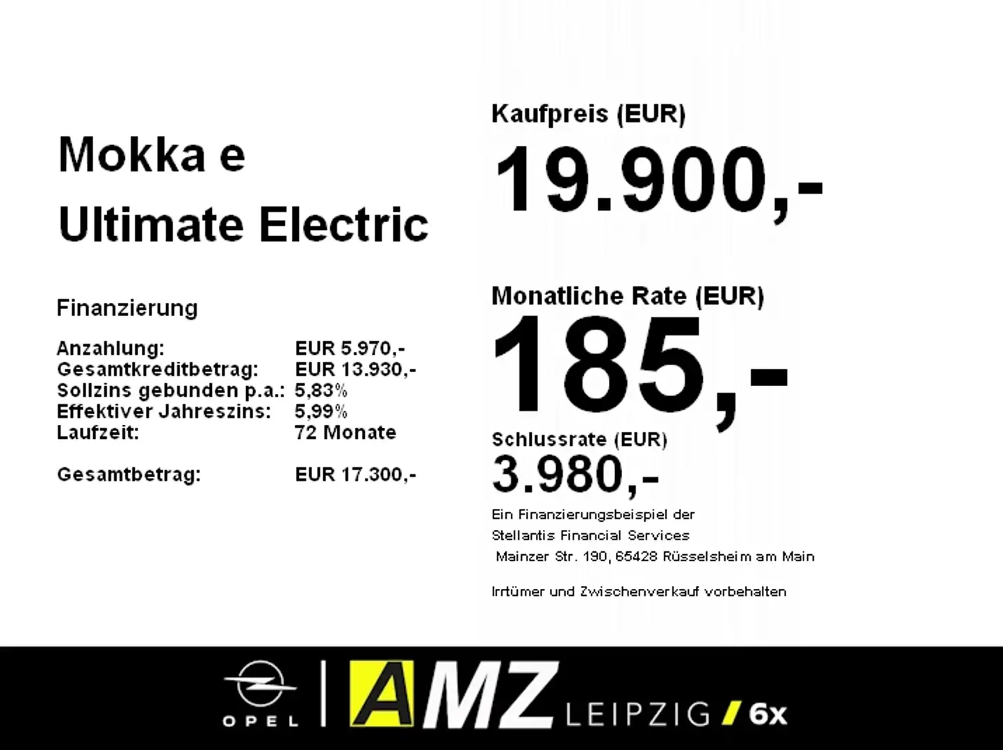Opel Mokka-E Mokka e Ultimate *inkl Batteriezertifikat* Rot - 2