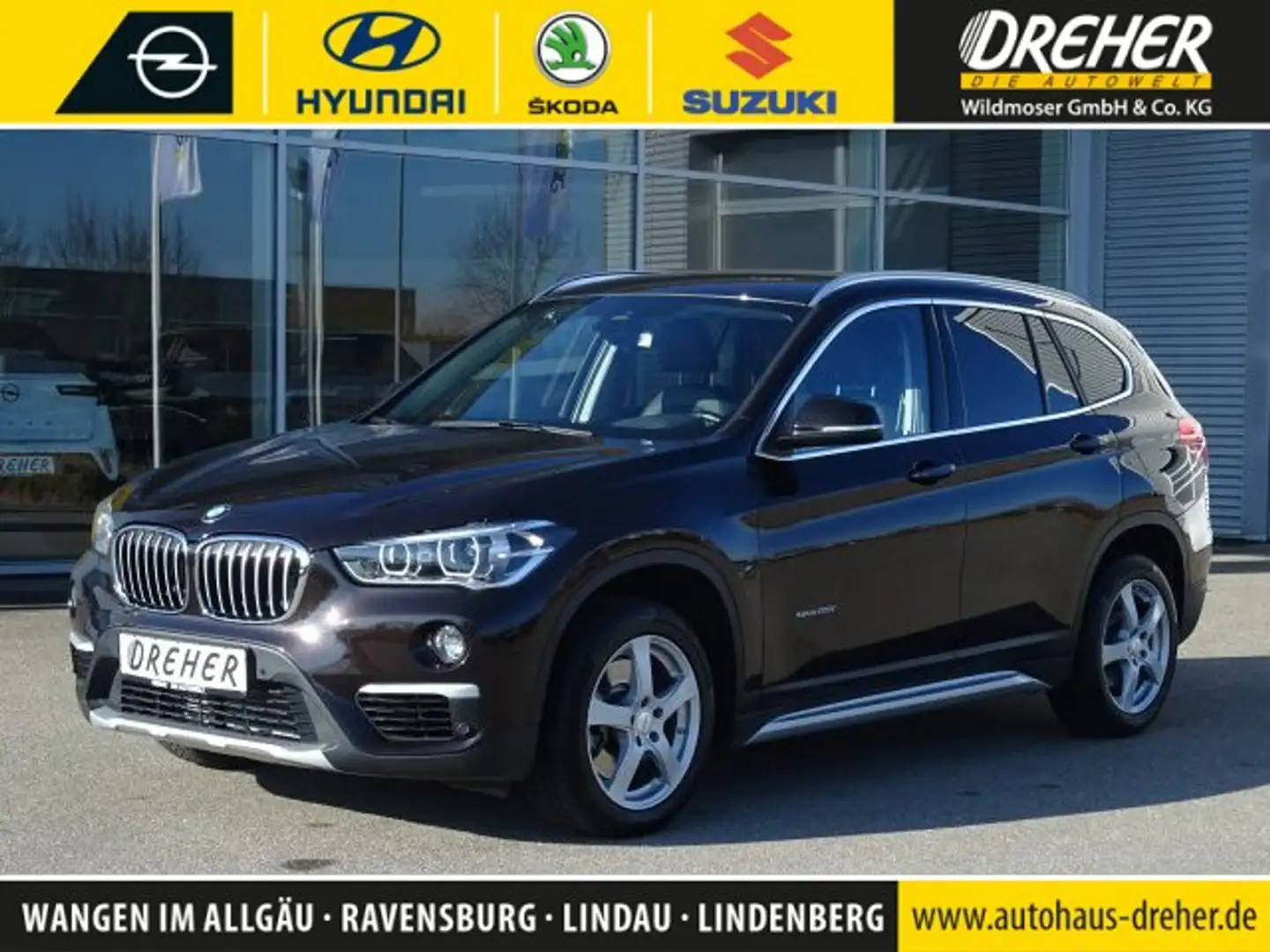 BMW X1 X1 sDrive20i xLine X-Line/Navi/Autom./Klima/LED Brun - 1