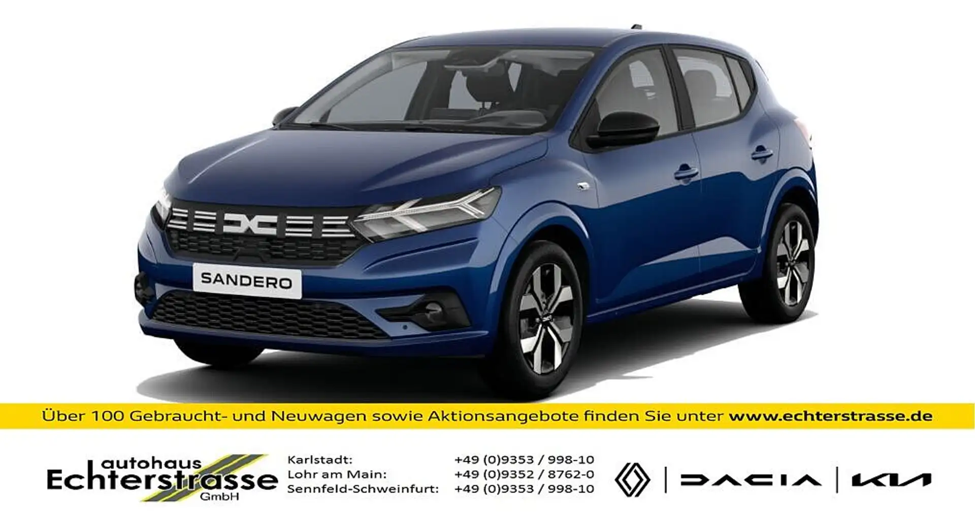 Dacia Sandero Journey TCe 90 +SHZ Bleu - 1