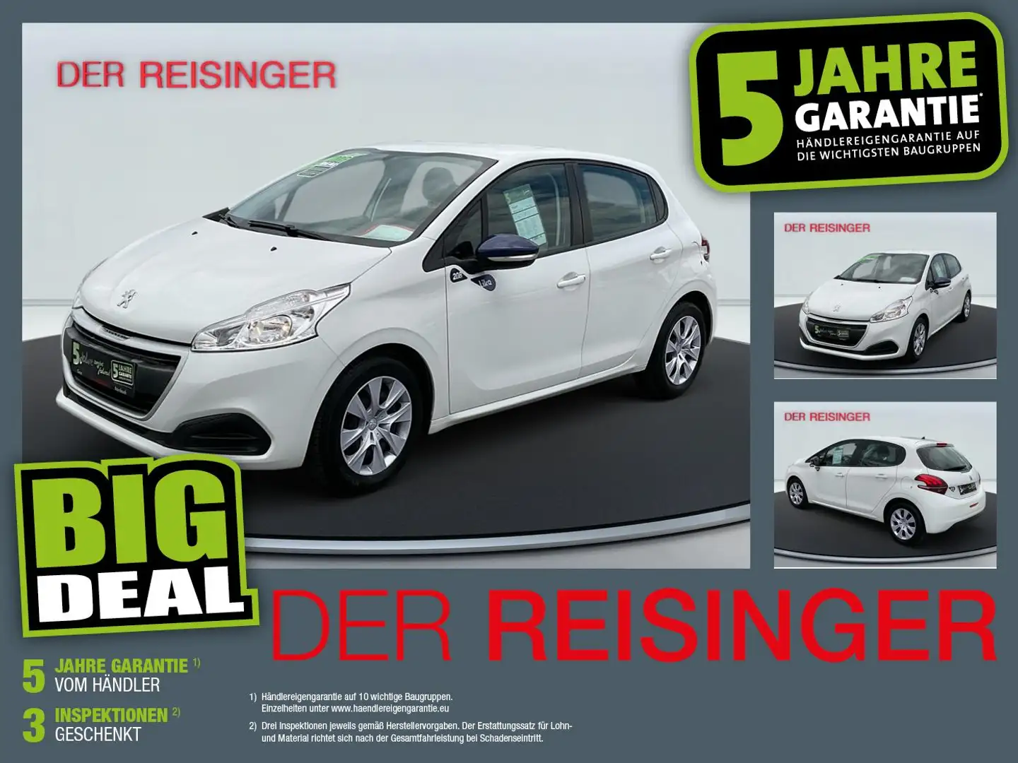 Peugeot 208 Pure Tech 72 Like Weiß - 1