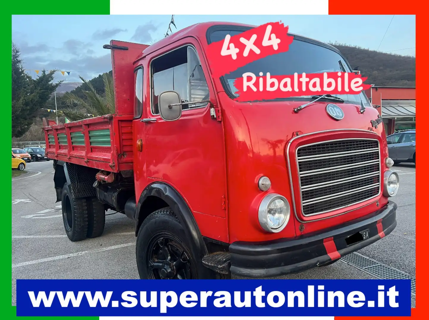 Altro OM TIGROTTO 4X4 "RIBALTABILE" Rosso - 1