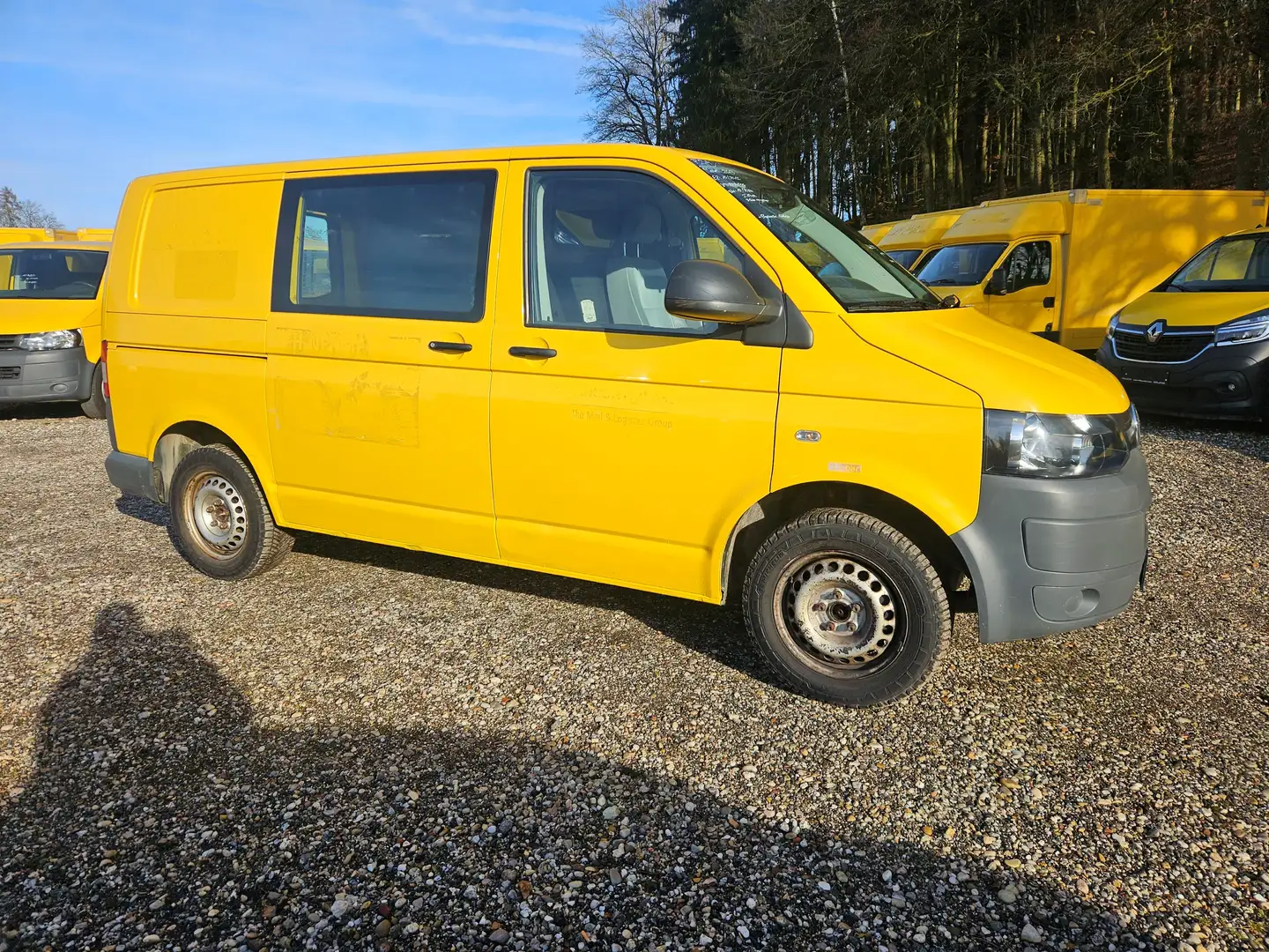 Volkswagen T5 Transporter 2.0TDI EU5*2xSchiebetüre*1.Hand* Gelb - 2
