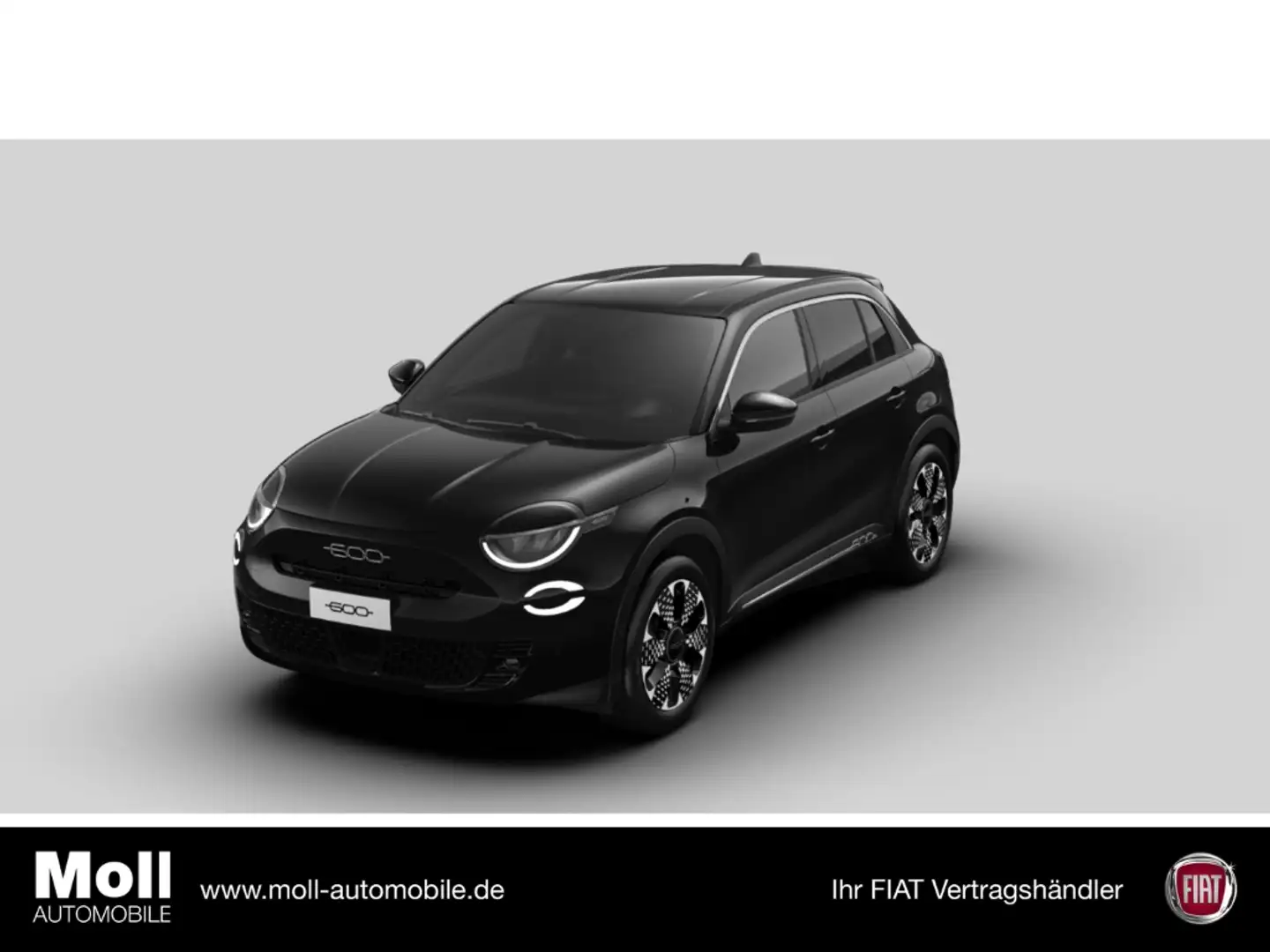 Fiat 600 La Prima Hybrid DCT Navi Massage Sitz LED Zwart - 1