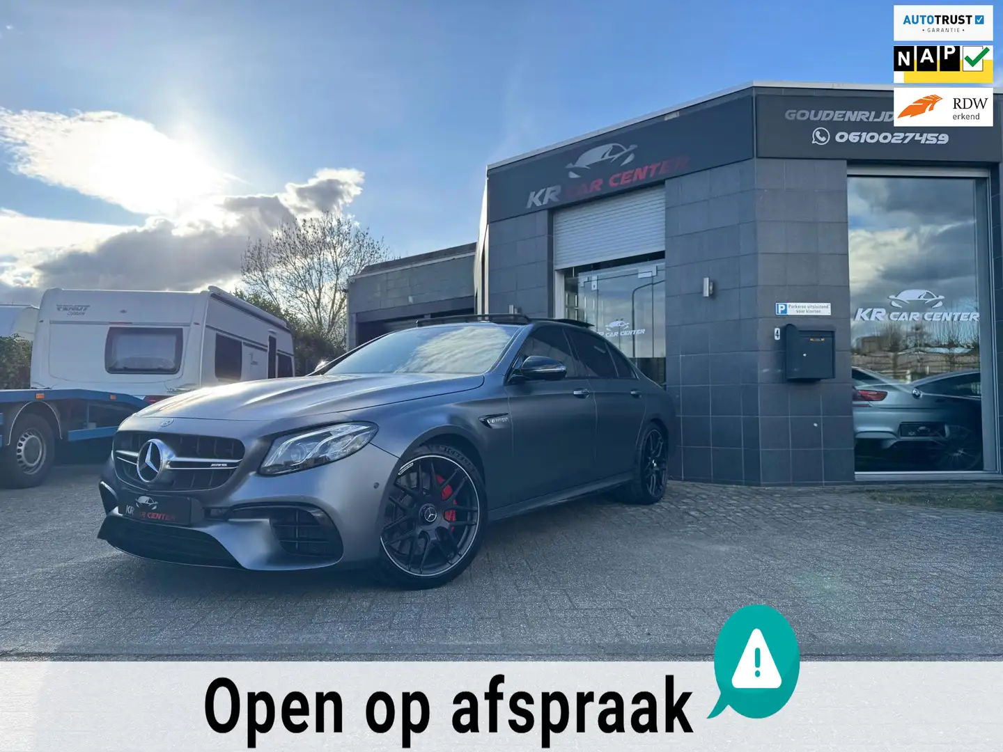 Mercedes-Benz E 63 AMG S E63 S 4MATIC Edition 1 CARBON-PANO-HUD-MEMORY Grijs - 1