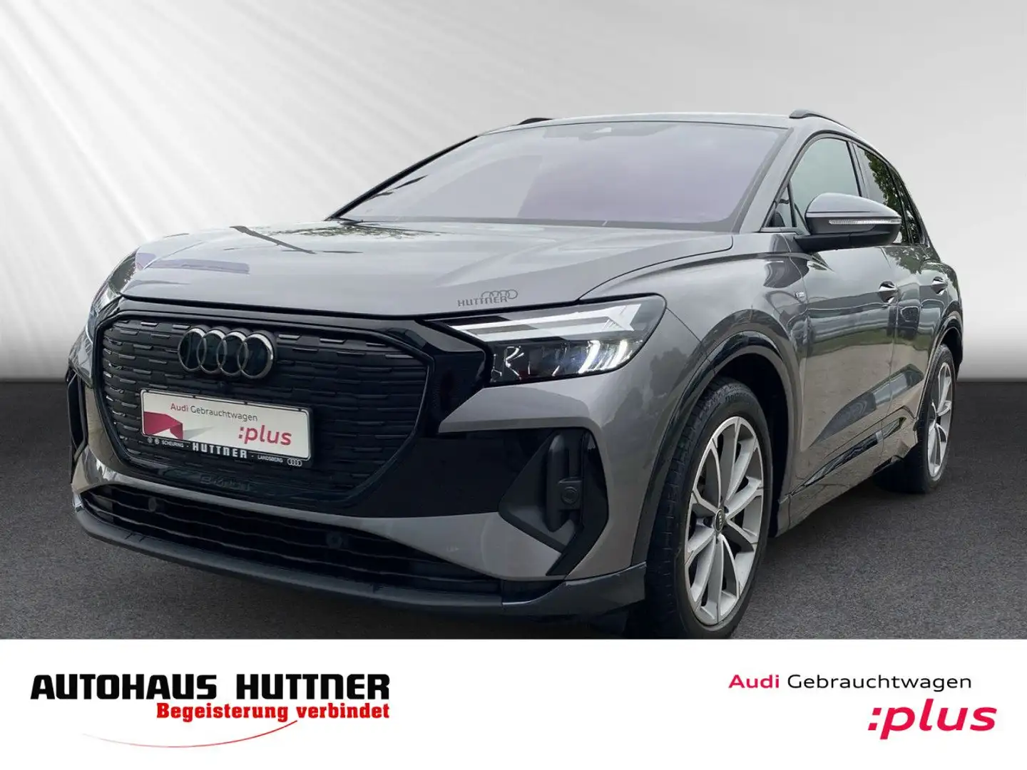 Audi Q4 e-tron 40 150 kW AHK ACC LED HUD R-Kam. Navi Szürke - 1