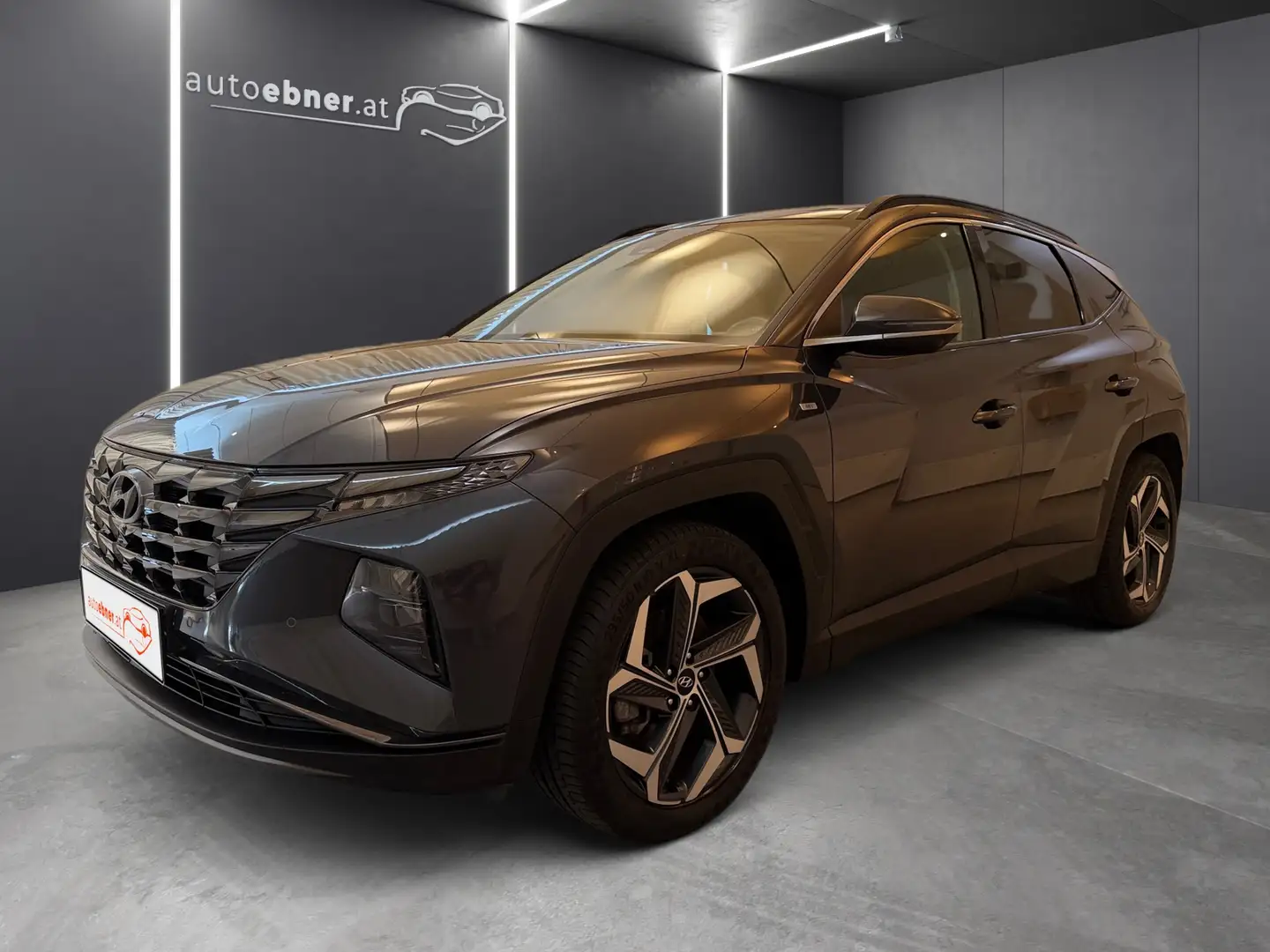 Hyundai TUCSON 1,6 CRDI 4WD 48V Prestige Line DCT AHK+360°KAM+LE Grau - 1