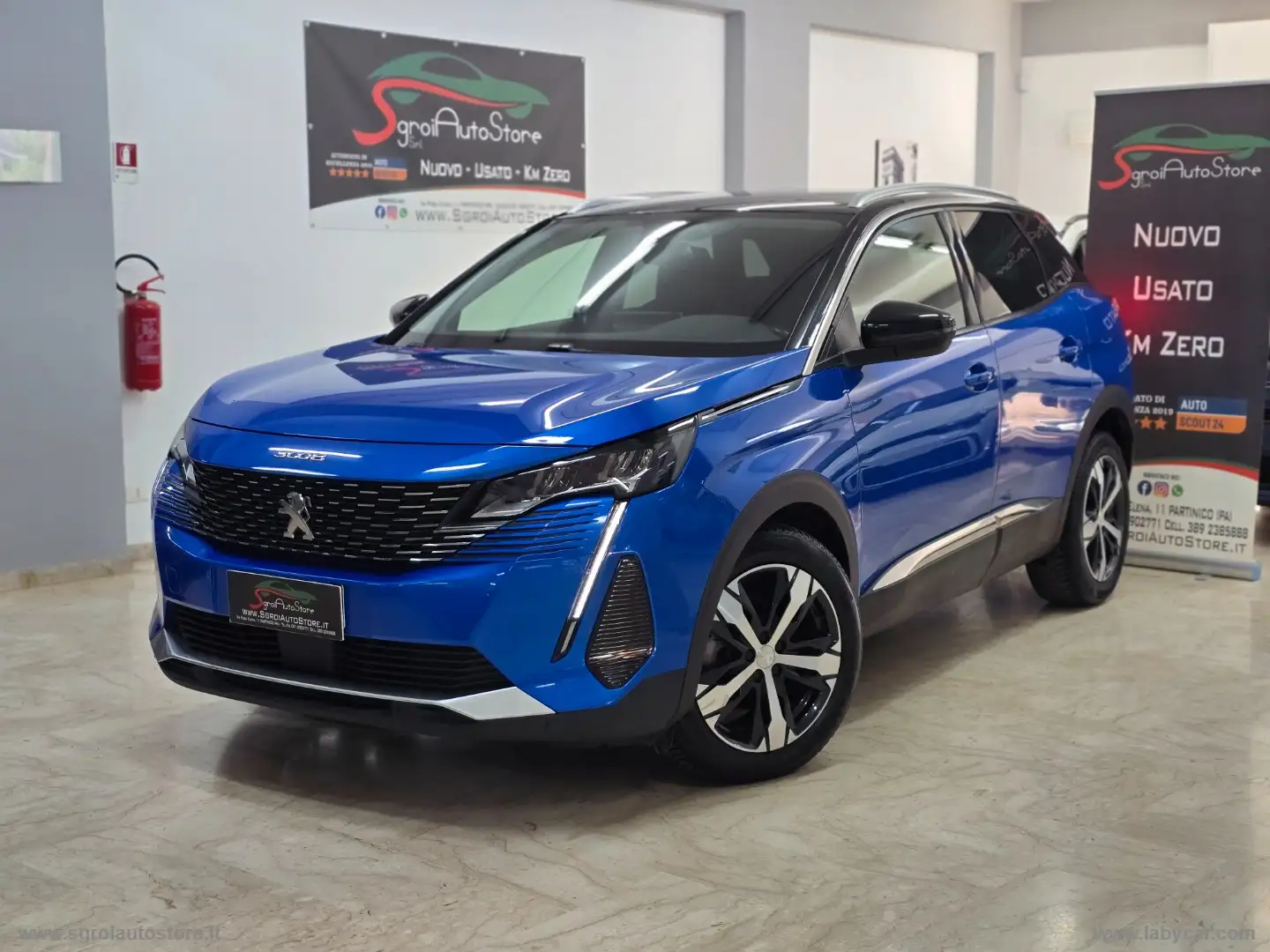 Peugeot 3008 BlueHDi 130 S&S EAT8 Allure Pack Blu/Azzurro - 1