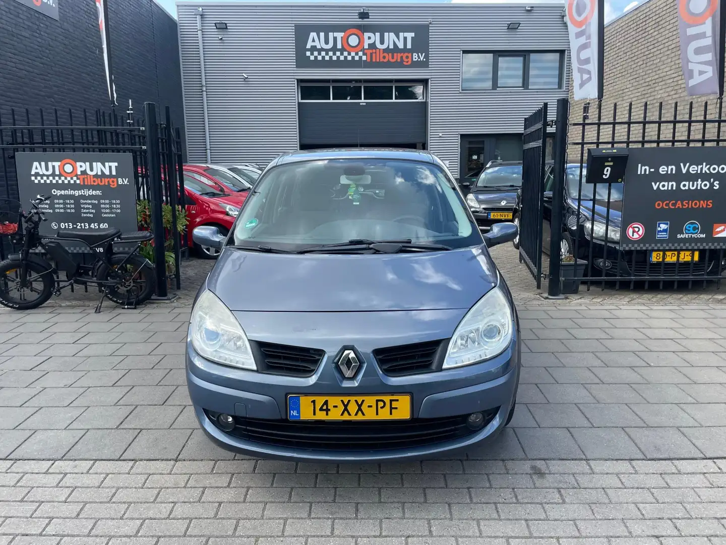 Renault Scenic 1.6-16V Business Line Trekhaak Airco NAP APK Blauw - 2