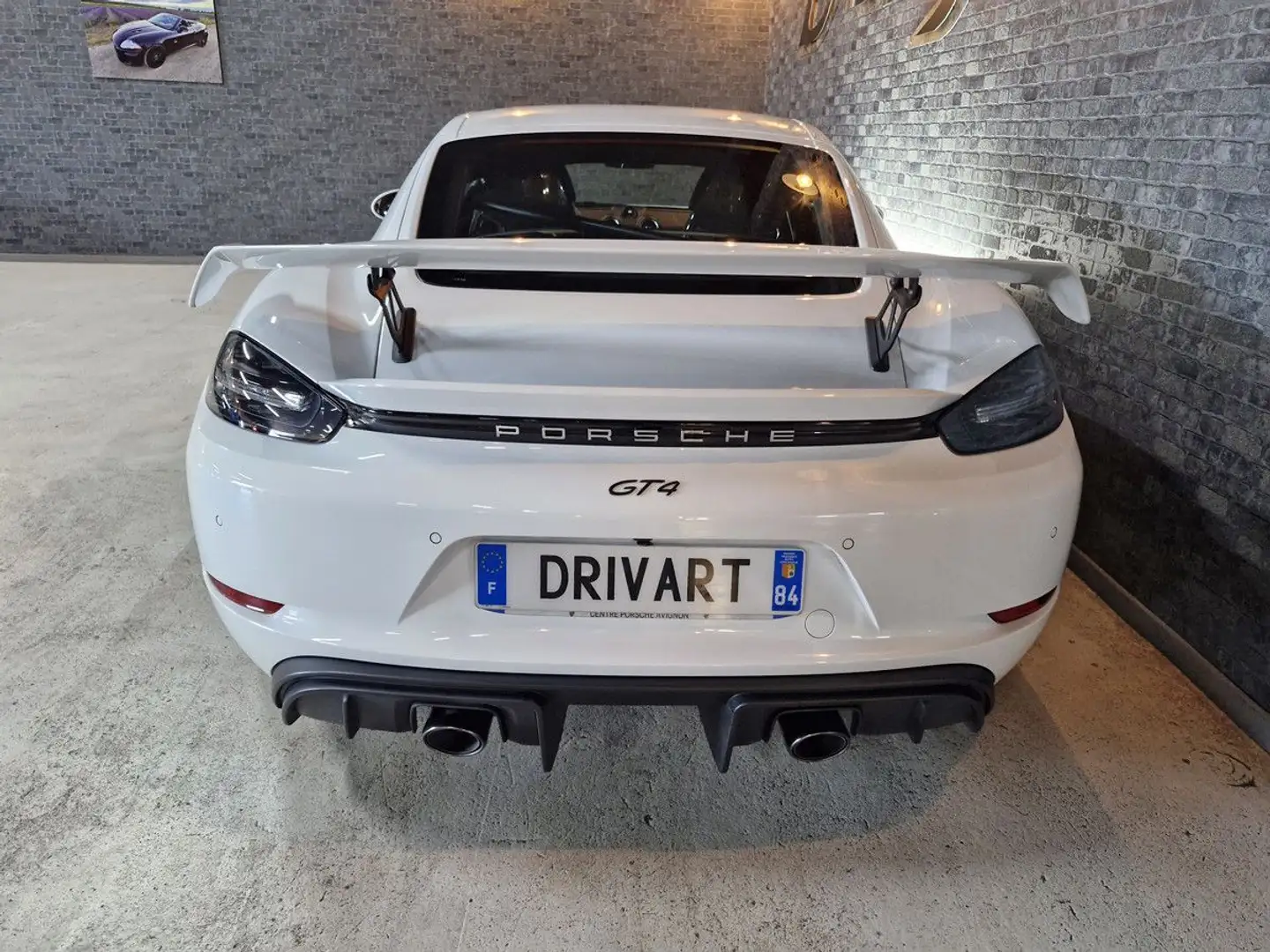 Porsche Cayman 718 GT4 Clubsport 4.0L 420ch PDK Approved Weiß - 2