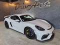 Porsche Cayman 718 GT4 Clubsport 4.0L 420ch PDK Approved Weiß - thumbnail 1