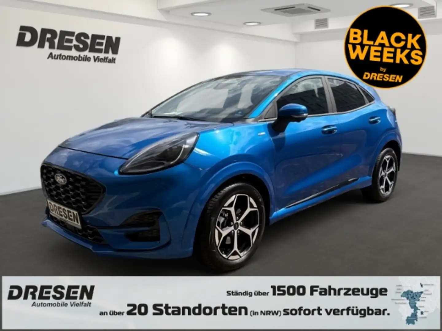 Ford Puma 1.0 EcoBoost ST-Line Sitzheizung+Rückfahrkamera Bleu - 1