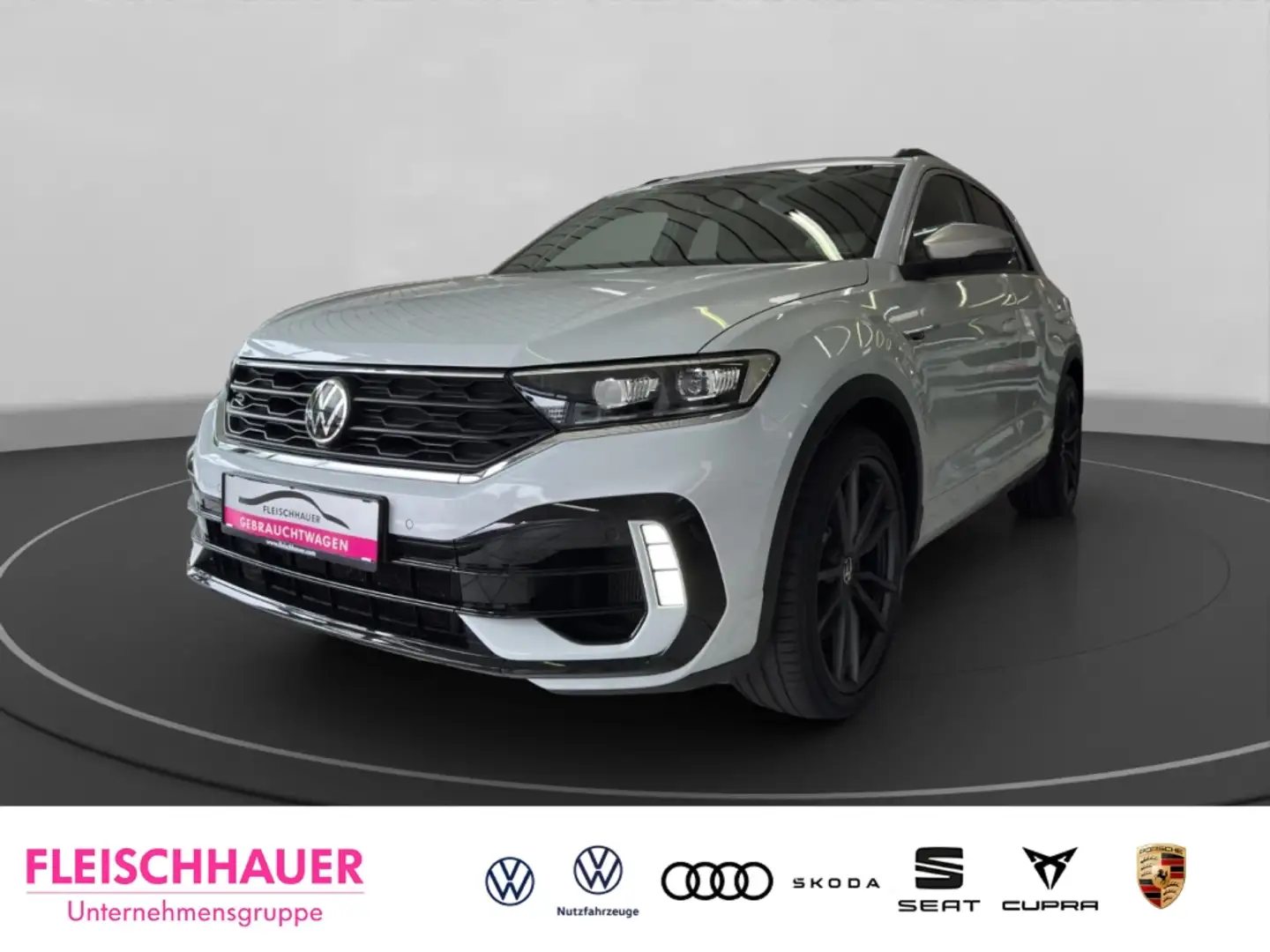 Volkswagen T-Roc R 4Motion 2.0 TSI LED+ACC+DC+RFK+NAVI+CARPLAY+SHZ+ Weiß - 1