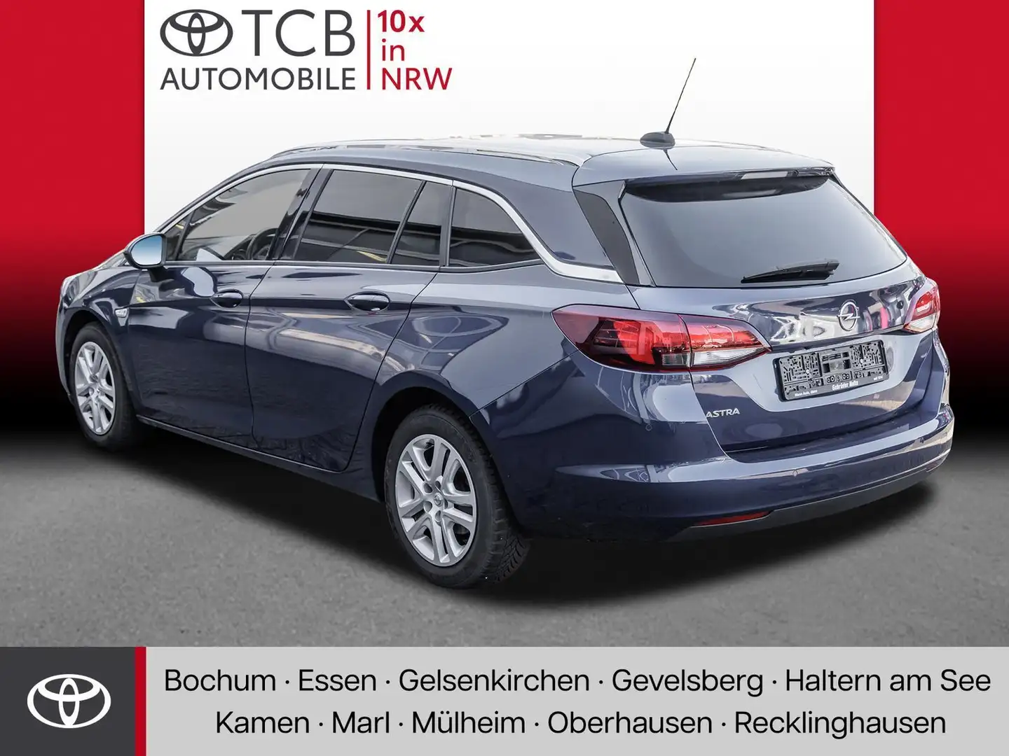 Opel Astra K 1.4 Turbo GS Line NAVI SHZ PDC KLIMA Blauw - 2