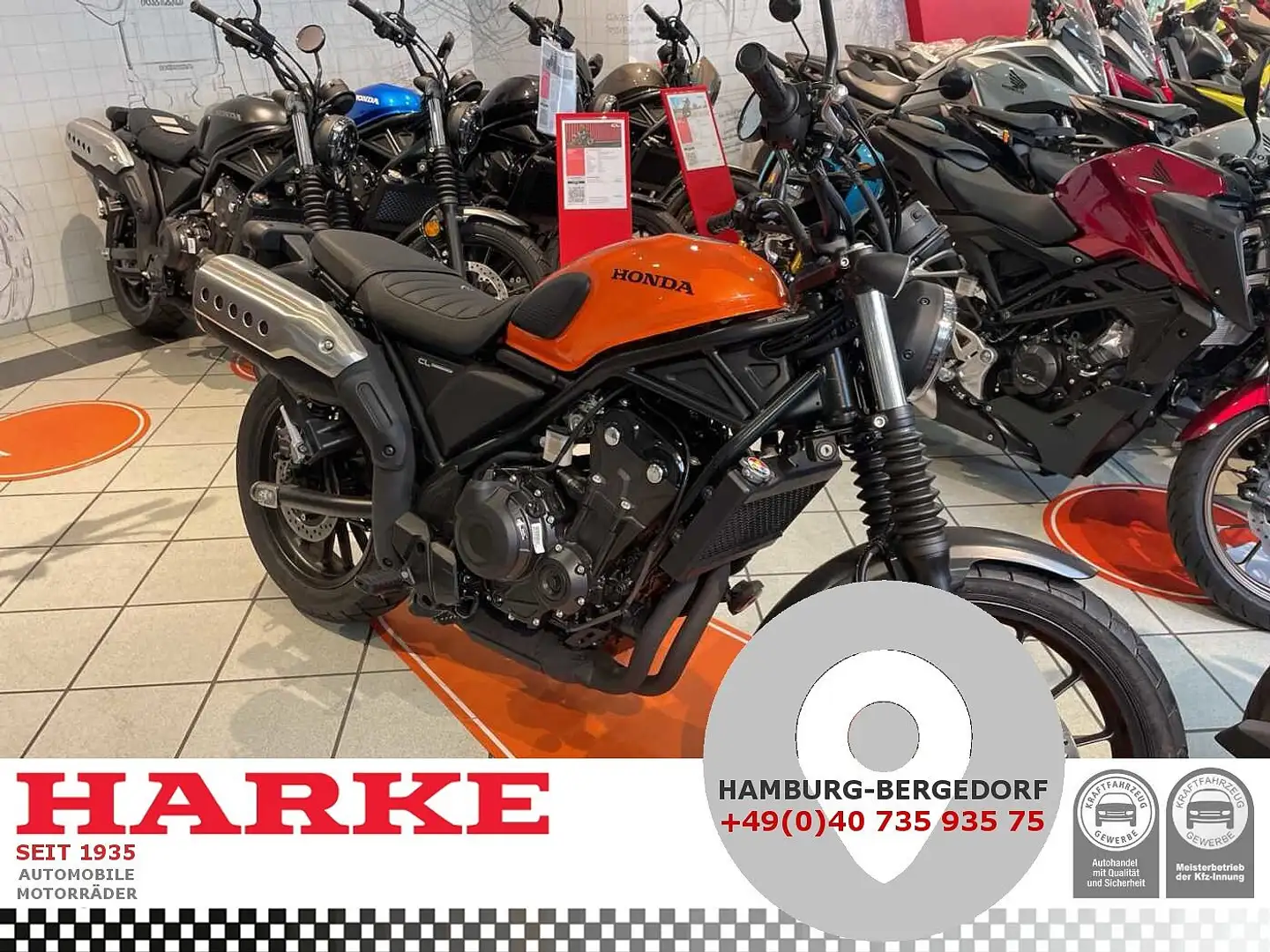 Honda CL 500 ABS Portocaliu - 1