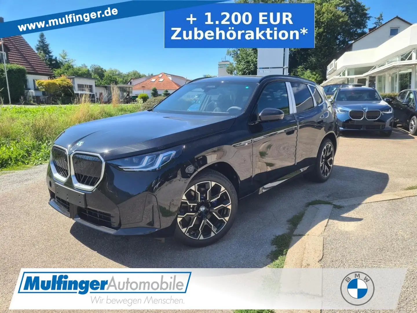 BMW X3 20d xD M Sport ACC ad LED AHK 20 Zoll Navi PDC Noir - 1