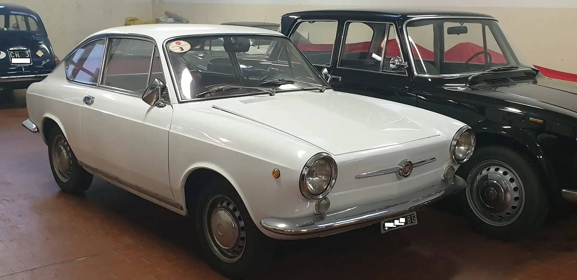 Fiat 850 COUPE 1a SERIE Bianco - 1