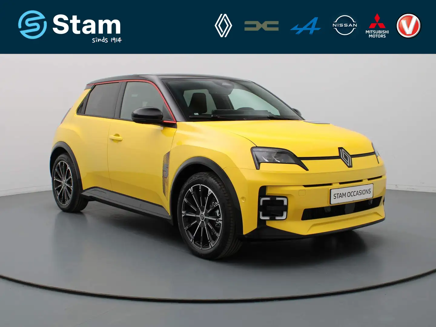 Renault R 5 150pk comfort range iconic cinq 52 kWh Adapt. crui Gelb - 1